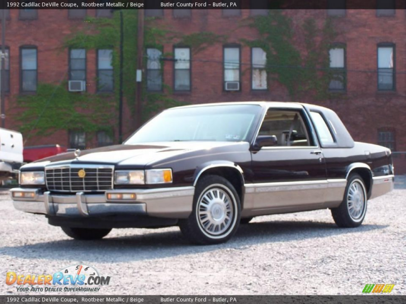 1992 Cadillac DeVille Coupe Rootbeer Metallic / Beige Photo #1