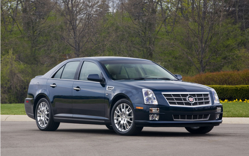 2009 Cadillac Sts Front Three Quarters