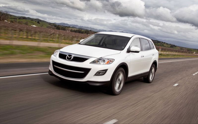 2011 Mazda Cx 9 Awd Front Three Quarters In Motion