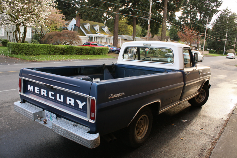 Revisited: 1968 Mercury 100 Ranger Pickup.