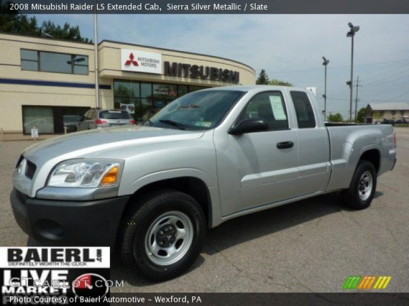 Sierra Silver Metallic 2008 Mitsubishi Raider LS Extended Cab with ...