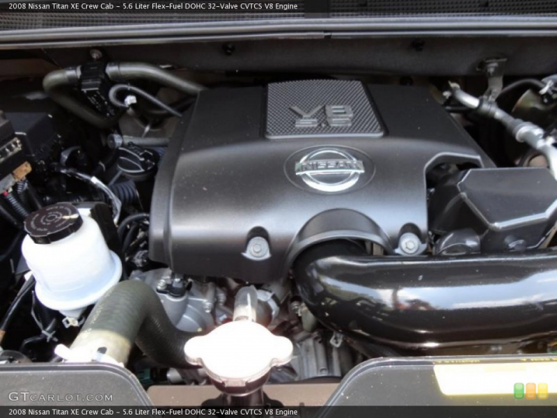 Liter Flex-Fuel DOHC 32-Valve CVTCS V8 Engine for the 2008 Nissan ...