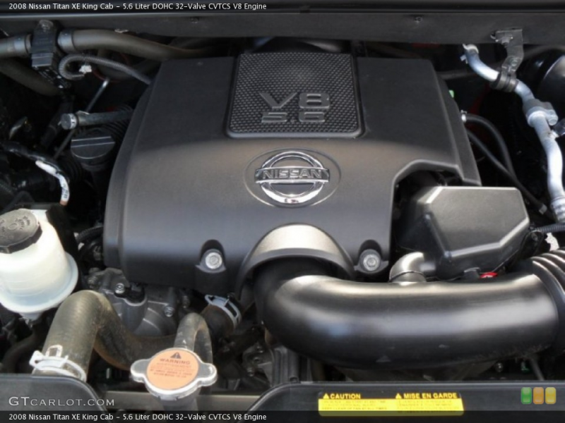 Liter DOHC 32-Valve CVTCS V8 Engine on the 2008 Nissan Titan SE ...