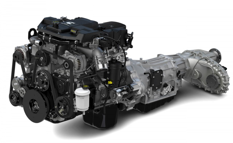 ... diesel engine with 6-speed manual transmission and 4x4 transfer case