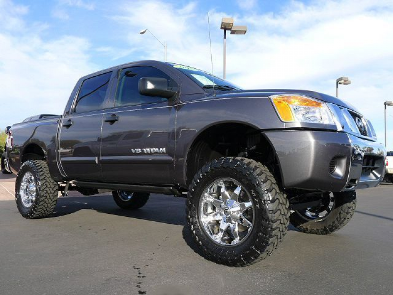 2012-NISSAN-TITAN-SV-4X4-CREW-CAB-5-6-USED-LIFTED-ONE-OWNER-AZ-TRUCK ...
