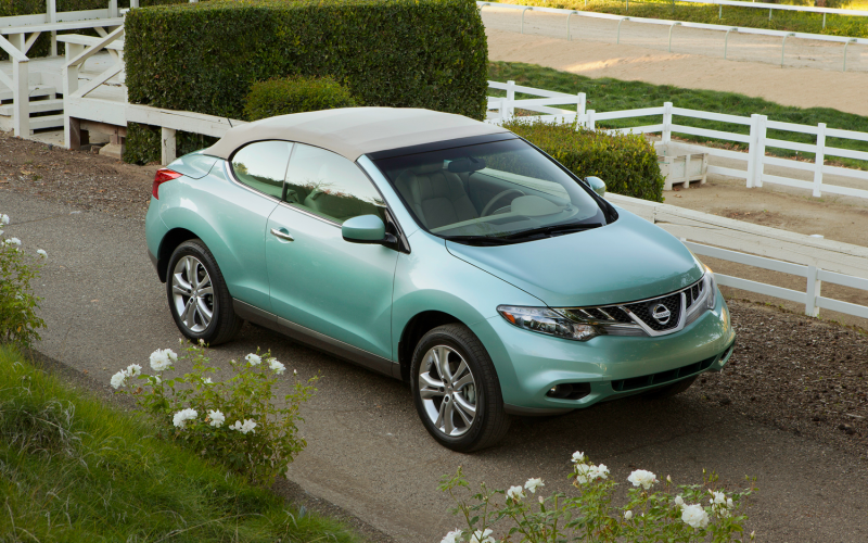 2012 Nissan Murano Cross Cabriolet Convertible Front Three Quarters ...