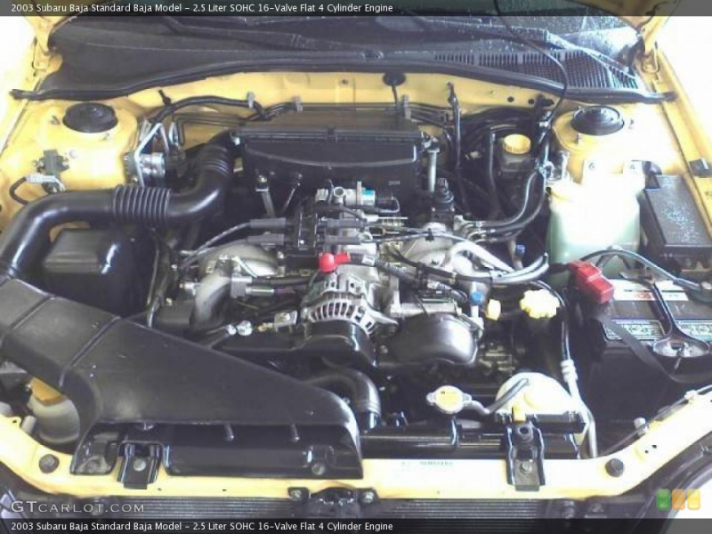 Liter SOHC 16-Valve Flat 4 Cylinder Engine on the 2003 Subaru Baja