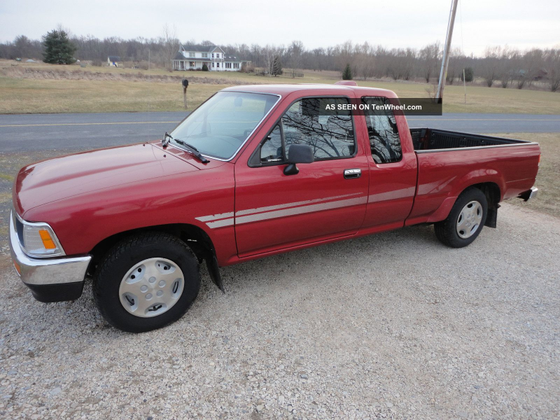 1994 Toyota Extra Cab Truck 2wd 4 Cylinder 5 Speed Pre Tacoma Hilux ...
