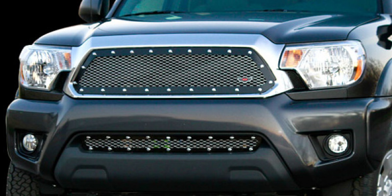2012-14 Toyota Tacoma Heavy Duty Mesh Series Bumper - Replacement Cut ...
