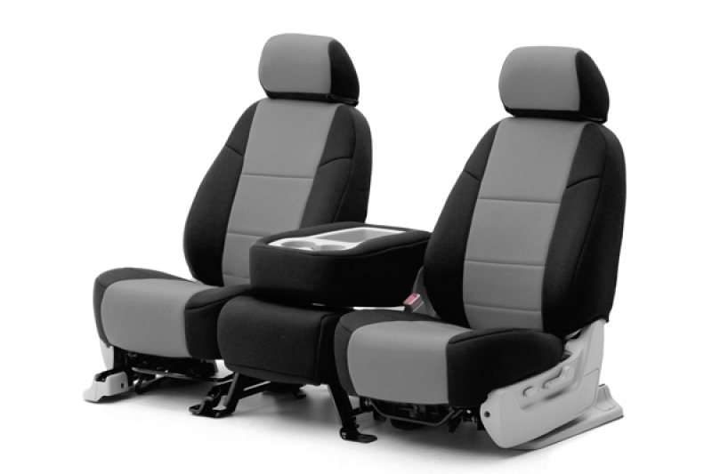 ... ® - 1st Row Neosupreme Custom Gray Seat Covers with Black Sides