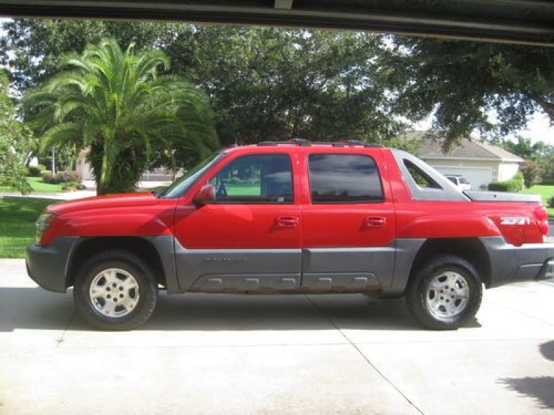 2002 CHEVY AVALANCHE RED Z71 1500 4 WHEEL DRIVE, US $6,750.00, image 1