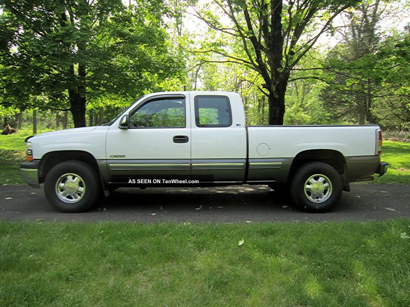 1999 Chevrolet Silverado 1500 Ls Club Cab With 4x4 Pickup Truck With C ...