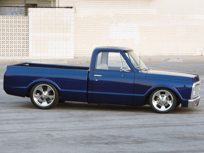 1972 Chevy C10 Pickup Truck Aftermarket Rims