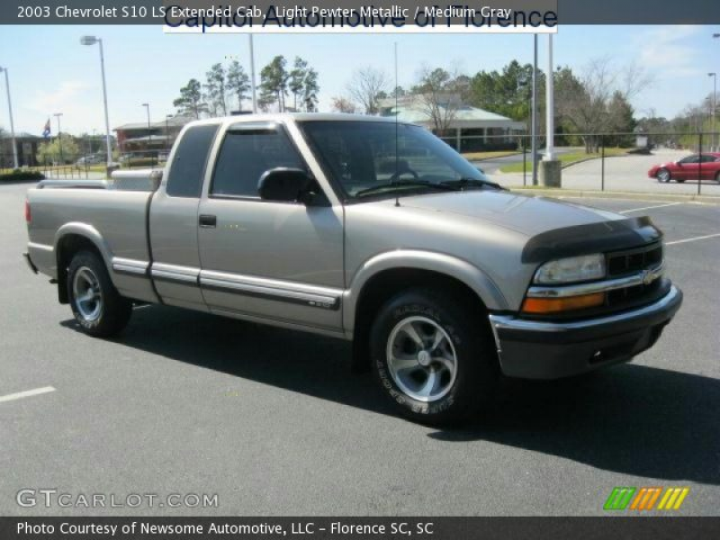 2003 Chevrolet S10 LS Extended Cab in Light Pewter Metallic. Click to ...
