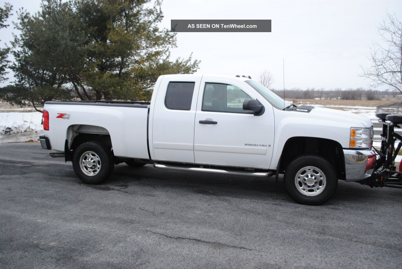 2008 Chevy Silverado 2500 Hd 4x4 Towing Package Western Plow Liner Low ...