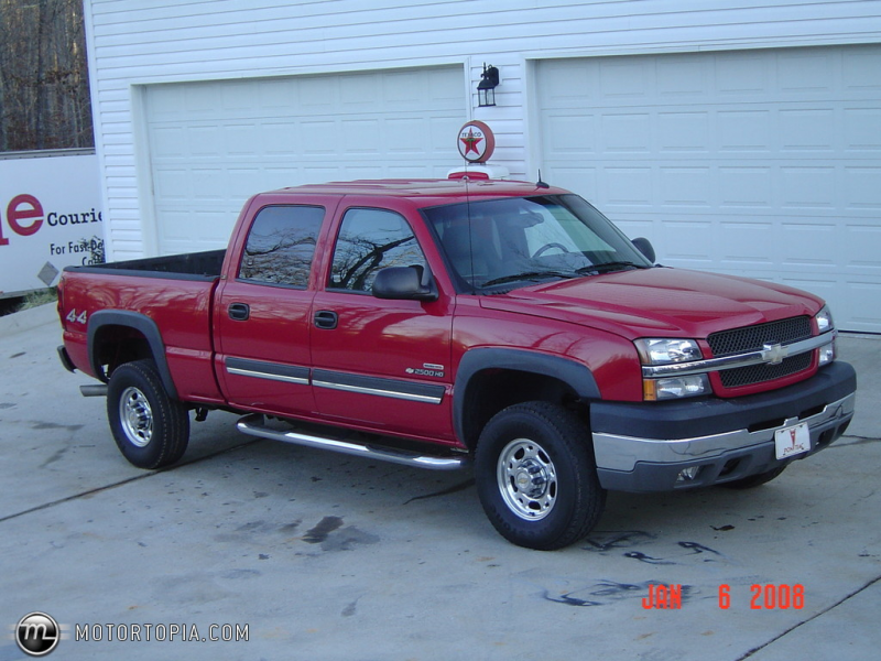 Photo of a 2003 Chevrolet Silverado 2500HD Duramax Diesel (Red Truck)