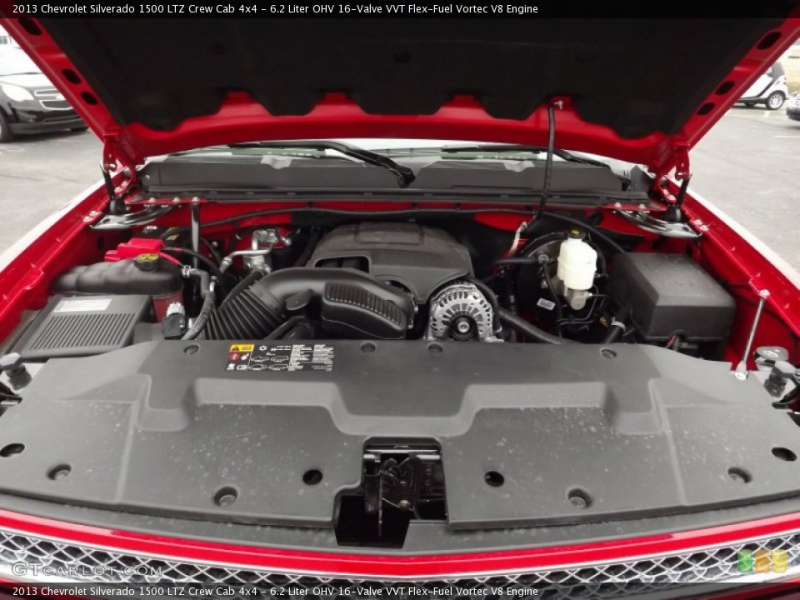 ... Vortec V8 Engine on the 2013 Chevrolet Silverado 1500 LTZ Crew Cab 4x4