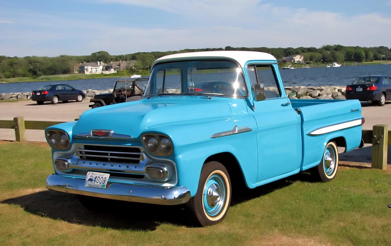 1958 Chevy Fleetside Pickup - Resin and Aftermarket - Model Cars ...