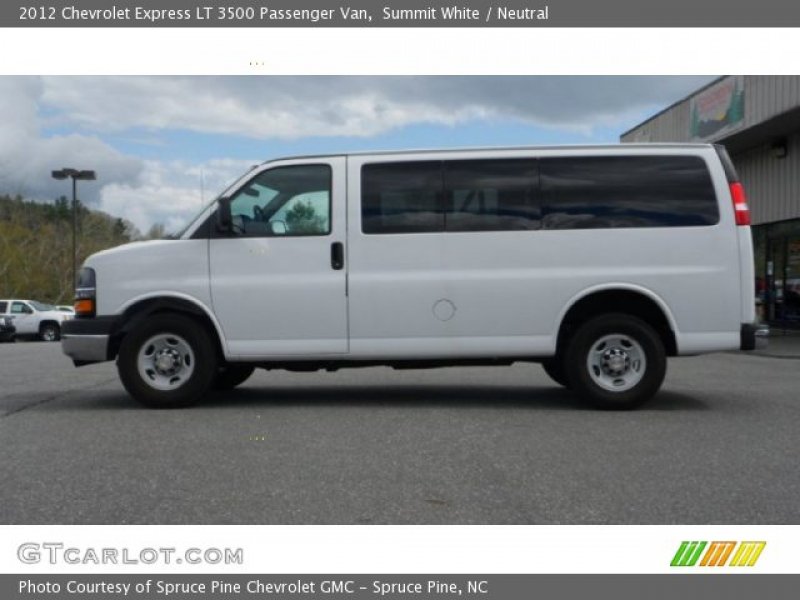 2012 Chevrolet Express LT 3500 Passenger Van in Summit White. Click to ...