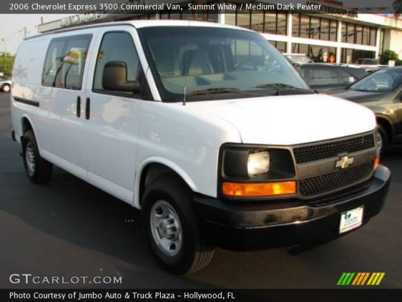 2006 Chevrolet Express 3500 Commercial Van in Summit White. Click to ...