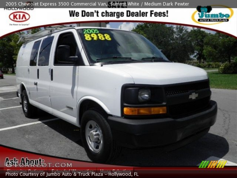 2005 Chevrolet Express 3500 Commercial Van in Summit White. Click to ...