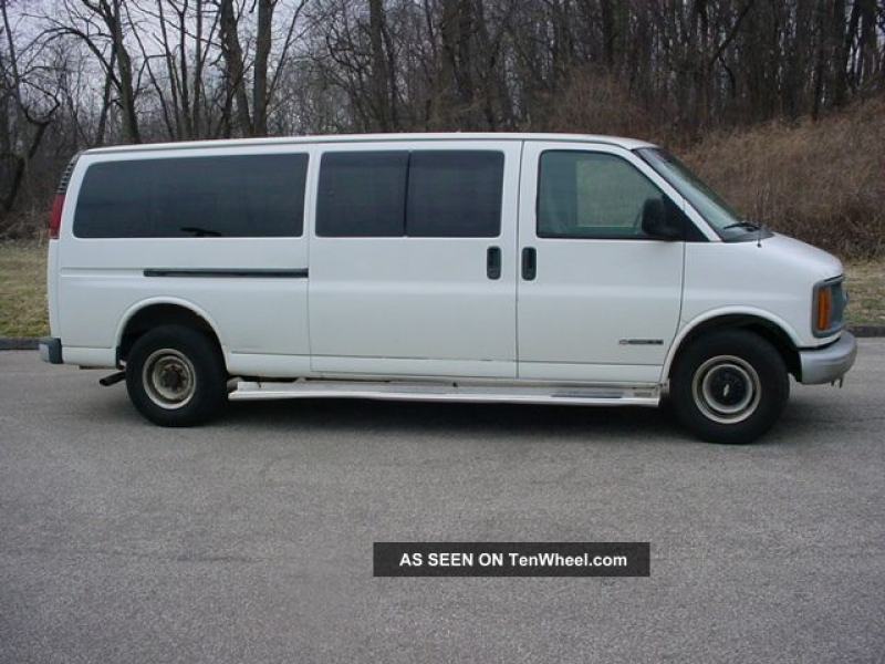 2000 Chevrolet Express 3500 Ls Extended Passenger Van 3 - Door 5. 7l ...