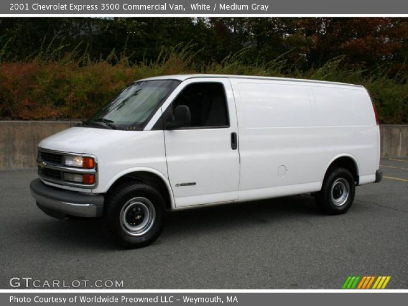 2001 Chevrolet Express 3500 Commercial Van in White. Click to see ...