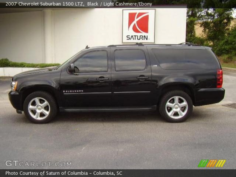 2007 Chevrolet Suburban 1500 LTZ in Black. Click to see large photo.