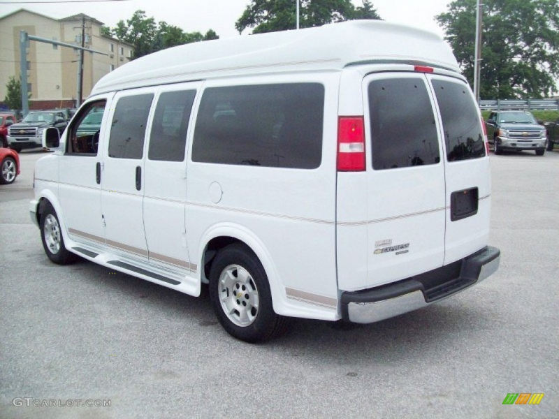 Summit White 2012 Chevrolet Express 1500 Passenger Conversion Van ...