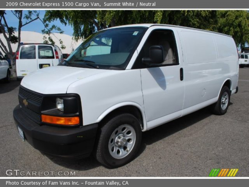 2009 Chevrolet Express 1500 Cargo Van in Summit White. Click to see ...