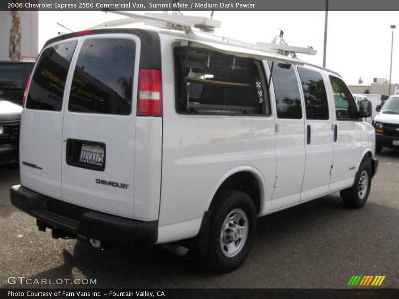 ... White / Medium Dark Pewter 2006 Chevrolet Express 2500 Commercial Van