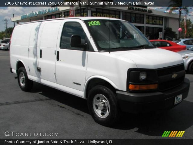 2006 Chevrolet Express 2500 Commercial Van in Summit White. Click to ...