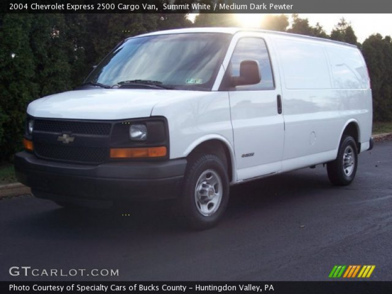 2004 Chevrolet Express 2500 Cargo Van in Summit White. Click to see ...