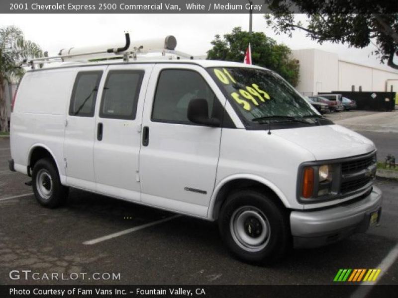 2001 Chevrolet Express 2500 Commercial Van in White. Click to see ...