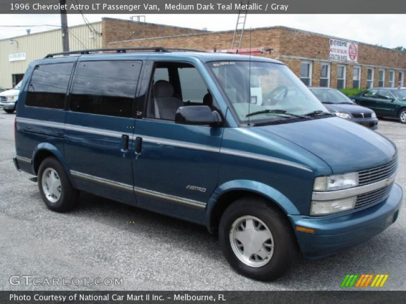 Medium Dark Teal Metallic 1996 Chevrolet Astro LT Passenger Van with ...
