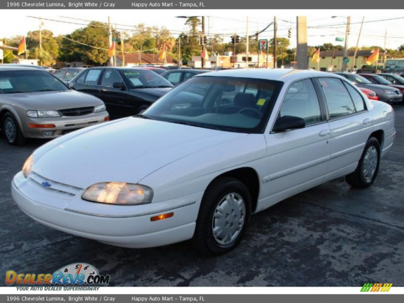1996 Chevrolet Lumina Bright White / Gray Photo #3