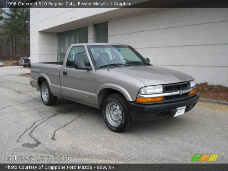 1998 Chevrolet S10 Regular Cab in Pewter Metallic. Click to see large ...