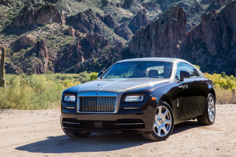 2014 Rolls Royce Wraith Driver Front Three Quarters