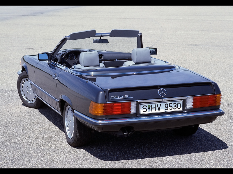 1971 1989 Mercedes Benz R 107 Sl Class 500 After 1985 Facelift Picture