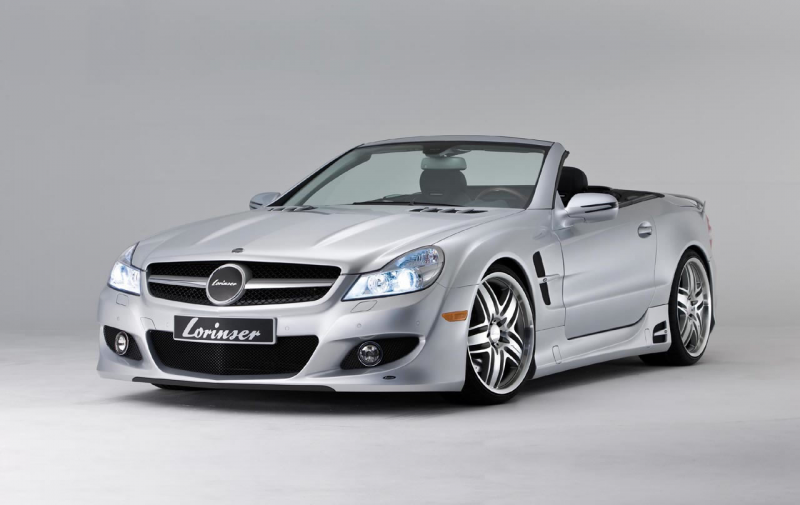 The Lorinser Mercedes-Benz SL-Class, exterior front and side view