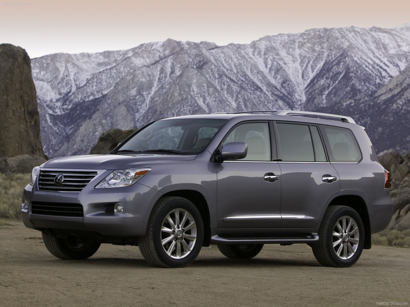 all new for 2008 the lexus lx 570 replaces the lx