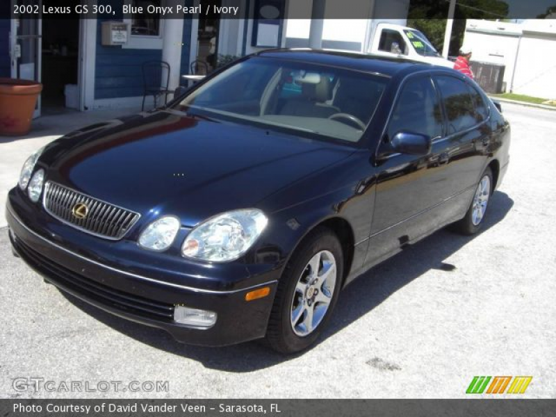 2002 Lexus GS 300 in Blue Onyx Pearl. Click to see large photo.