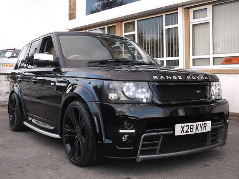 Front View of 2005 55 Land Rover Range Rover Sport TDV6 HSE AP CUSTOMS ...