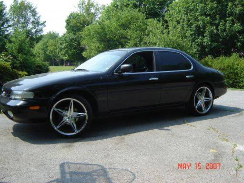 96 Infiniti J30.. Black with black leather, power everything, tinted ...