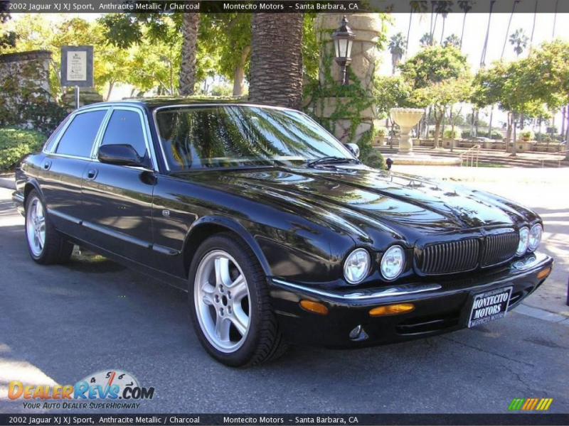 2002 Jaguar XJ XJ Sport Anthracite Metallic / Charcoal Photo #3