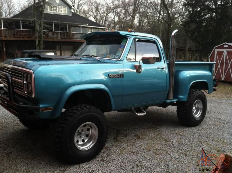 1979 DODGE POWER WAGON 4X4 STEP SIDE PICK UP for sale