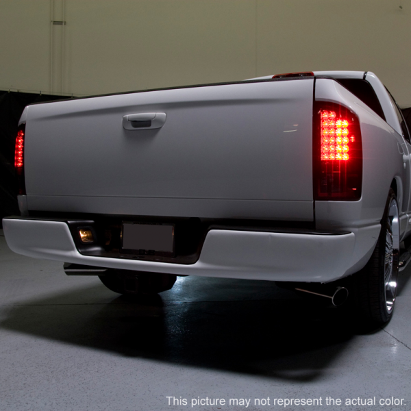 02-06 Dodge Ram Pickup Euro LED Tail Lights - Black ALT-YD-DRAM02-LED ...