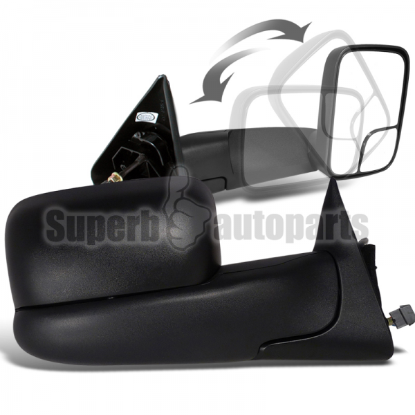 ... about 1994-1997 Dodge Ram 1500 Truck Power Towing Fold Out Mirrors Kit