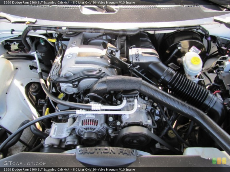 ... 20-Valve Magnum V10 Engine on the 1999 Dodge Ram 2500 SLT Extended Cab