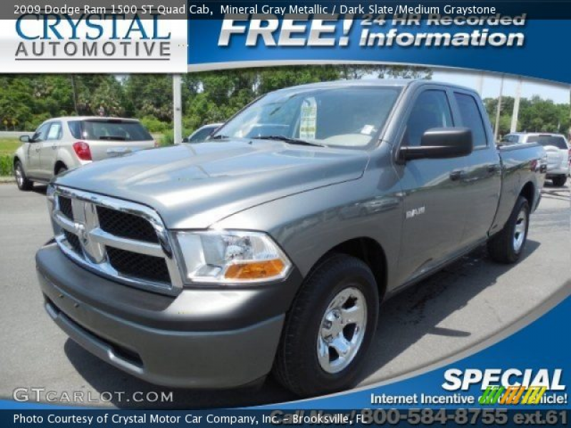 2009 Dodge Ram 1500 ST Quad Cab in Mineral Gray Metallic. Click to see ...